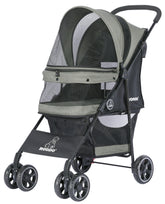 ROODO Escort 4 Wheel Pet Stroller front view showing smooth maneuverability for pets