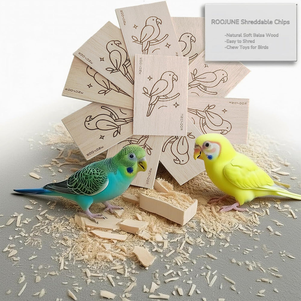 ROOJUNE chew slices in a 10-pack, ready for interactive shredding.