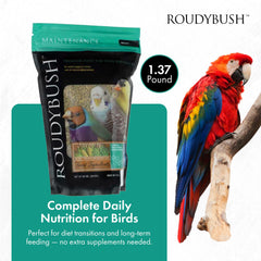 Roudybush Daily Maintenance packaging highlighting formula and tub size