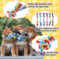 RoundFunny knot rope dog toy red for medium dogs encourages active games and exercise