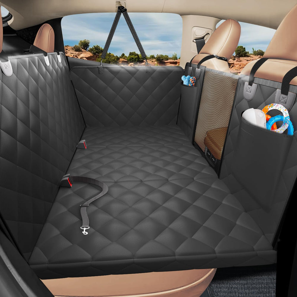 ROUWINNE back seat extender with egg-crate foam for cloud-like comfort during rides