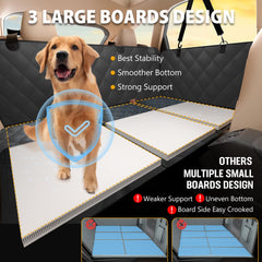 ROUWINNE 100 percent waterproof fabric protects back seats from hair and mess.
