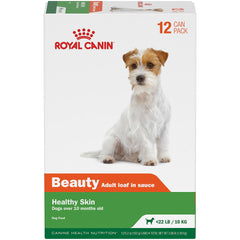 Royal Canin Beauty Loaf in Sauce closeup showing glossy coat support