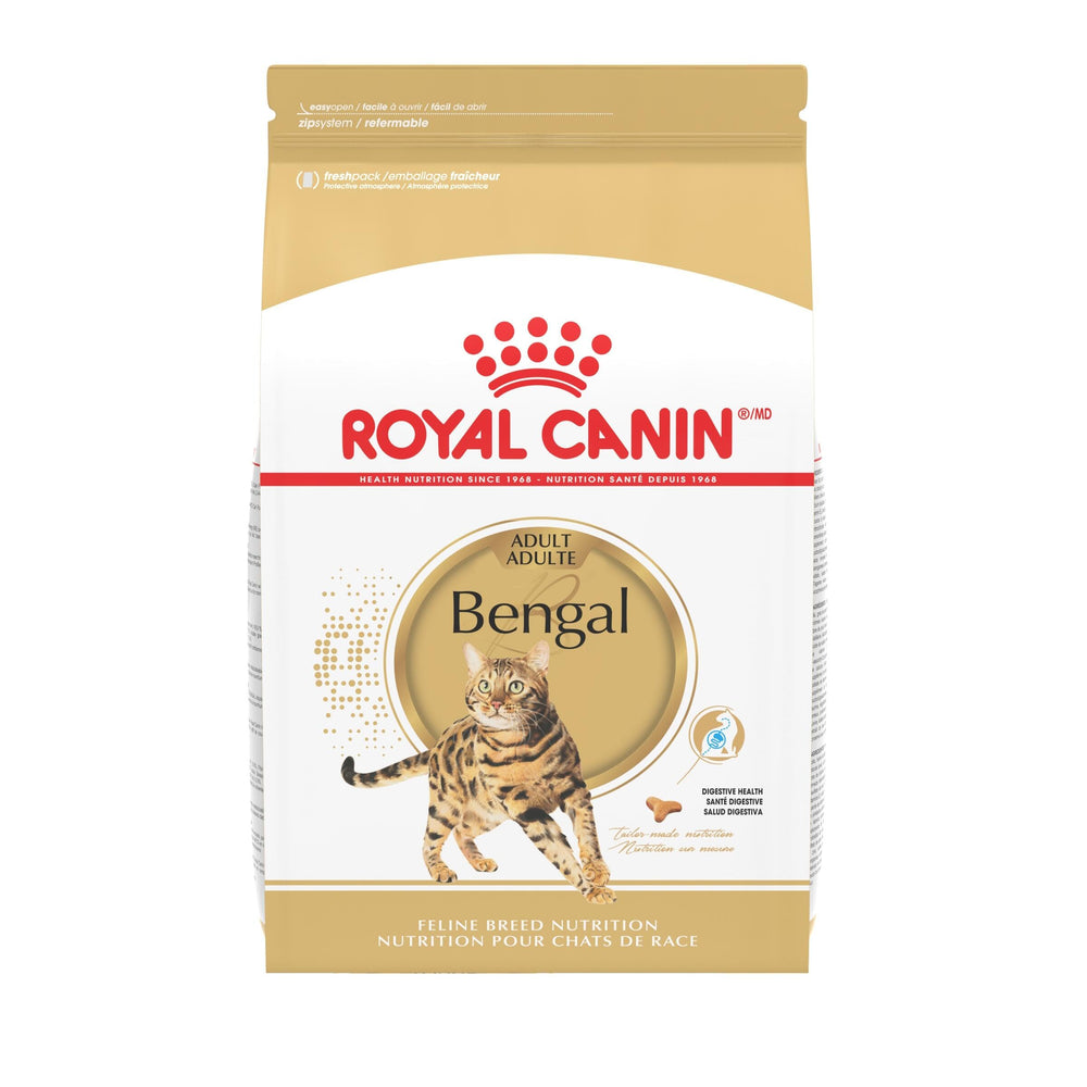 Royal Canin Bengal Adult Dry Kibble shows precise nutrition for a lean, athletic build