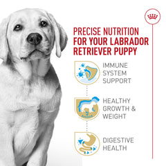 Calcium and phosphorus in Royal Canin formula for bone and joint support.