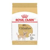 Royal Canin Chihuahua Adult kibble close-up showing tiny, easy-to-chew pieces for small dogs.