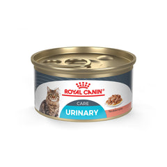 Royal Canin Feline Urinary Care wet food with slices in gravy, served in a bowl for hydration.