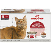 Royal Canin Feline Instinctive Thin Slices in Gravy can with balanced nutrition for adult cats