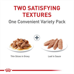 Royal Canin Feline Health Instinctive thin slices in gravy can for adult cats, balanced nutrition