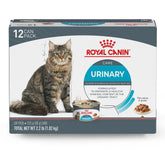 Royal Canin front view Urinary Care Wet Cat Food showing packaging and product name for adult cats.