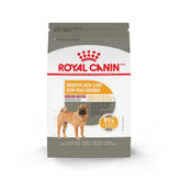 Royal Canin Medium Sensitive Skin Care dry dog food bag promoting dry-skin support