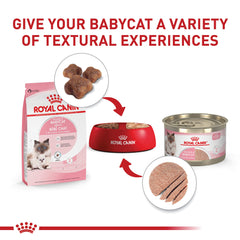 Royal Canin Mother & Babycat promotes digestive health with prebiotics and highly digestible proteins