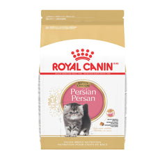 Royal Canin Persian Kitten kibble close-up for easy pickup and digestion.