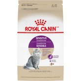 Royal Canin Sensitive Digestion kibble shapes entice appetite and aid digestion