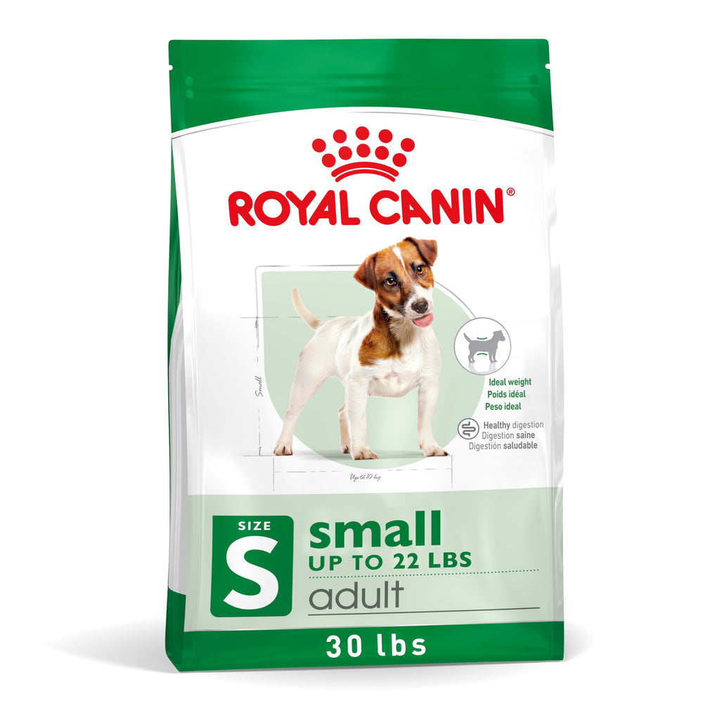 Royal Canin Small Adult kibble texture promotes easy chewing and high palatability.