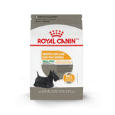 Royal Canin Small Sensitive Skin Care dry dog food in a bowl supports skin and coat health.