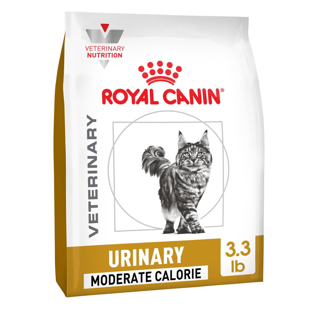 Royal Canin Urinary SO Moderate Calorie bag; veterinary nutrition for urinary health.