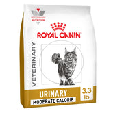 Royal Canin Urinary SO Moderate Calorie bag; veterinary nutrition for urinary health.