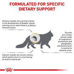 Royal Canin Urinary SO bowl serving with portioned meal for cats