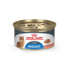 Royal Canin Weight Care Slices in Gravy in a bowl showing easy-to-eat texture.