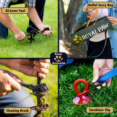 Royal Paw leash cable tether attachment for secure outdoor containment.