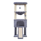 Roypet fashion design cat tree corner grey for space-saving climbing and lounging
