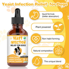 RUAKPL dog yeast treatment is easy to dose directly by mouth.
