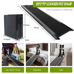 RUBLELITIE dog ramp folded compact for storage