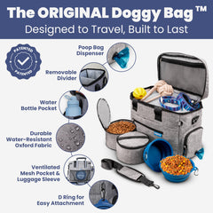 Rubyloo BPA-free collapsible dog bowls ready for on-the-go meals