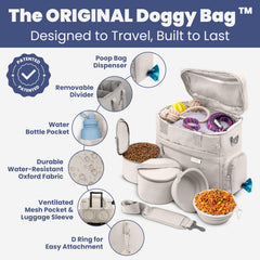 Rubyloo two BPA-free collapsible bowls ready for on the go meals.