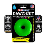 Ruff Dawg Dawg-Nut Medium donut toy for aggressive chewers, durable chew.