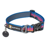 Ruffwear Crag Collar Alpine Dusk shown for durable everyday outdoor adventures