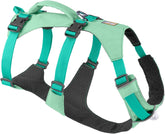 Ruffwear Flagline side view harness for lightweight, unrestricted walks.