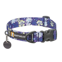 Ruffwear Front Range collar with Tubelok webbing in Wildflower for durable daily wear