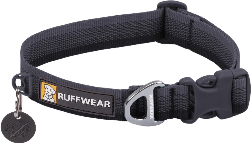 Ruffwear Front Range collar showcasing Tubelok webbing for durable daily use.