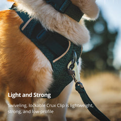 5-foot knit detail of Ruffwear Front Range Flex leash.