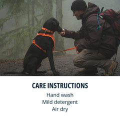 Ruffwear Front Range harness four-point adjustment for a precise, comfortable fit.