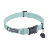 Ruffwear Hi & Light collar with ultralight buckle for fast trail runs.