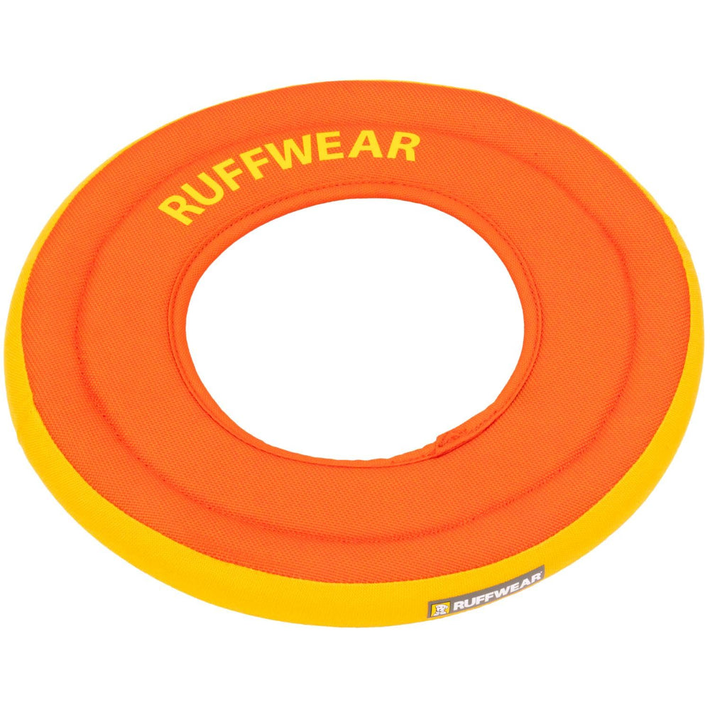 Ruffwear Hydro Plane Disc floating on water for splashy fetch