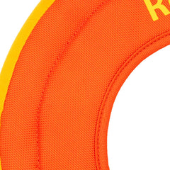 Ruffwear Hydro Plane Disc in flight showing long reach during outdoor play