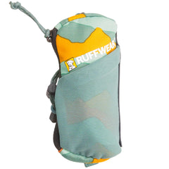 Ruffwear Stash Bag Mini attached to leash for quick pickup on hikes