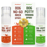 Ruidehut Dog Potty Spray area application helps guide urination in designated spots.