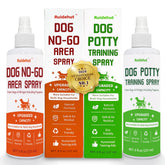 Ruidehut no-go area spray bottle deterring access to restricted zones for dogs