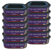 RUNDE refill cartridge for Genie Standard pail with odor barrier.