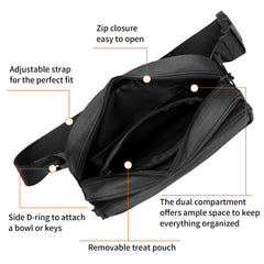 Runlight Poop Bag Dispenser keeps bags accessible during walks.