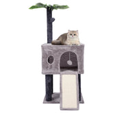 Runske 41-inch cat tree space-saving design ideal for apartments.