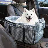 RUONARIER center console dog seat front view offers cozy booster space for small dogs.