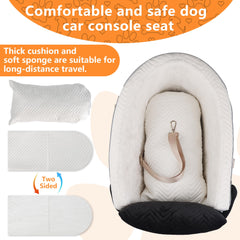 RUONARIER dog car seat cushion - high-density foam for comfort