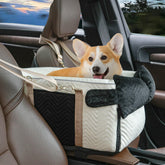 RUONARIER dog car seat center console for small dogs - secure booster