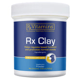 Rx Vitamins Rx Edible Clay Powder jar for pet digestive support.